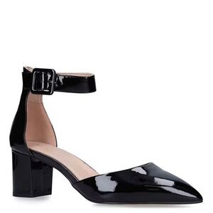 Kurt Geiger Burlington Ankle Strap Patent Leather Pumps size 7 1/2